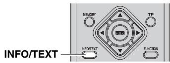 YAMAHA T-D500 - Mottagning av Radio Data System-information (endast FM-stationer) - 2