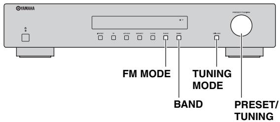 YAMAHA T-D500 - Syntonisation automatique et manuelle - 1