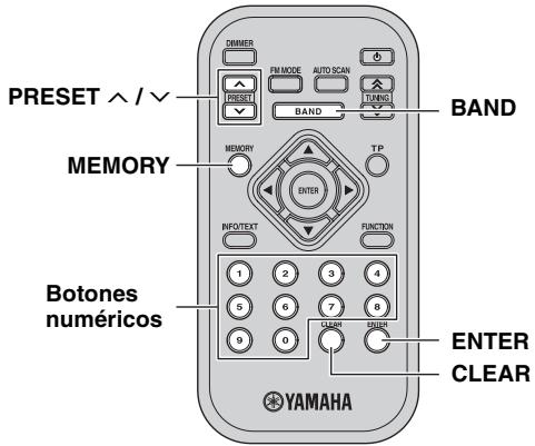 YAMAHA T-D500 - Presintonización de emisoras DAB - 2
