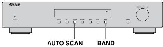 YAMAHA T-D500 - Vorbereiten der Abstimmung per DAB - 1