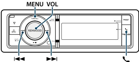 KENWOOD T92L - Abrf von Audio-Voreinstellungen - 2