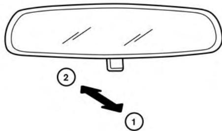 NISSAN LEAF 2018 - RÉTROVISEUR INTÉRIEUR - 1