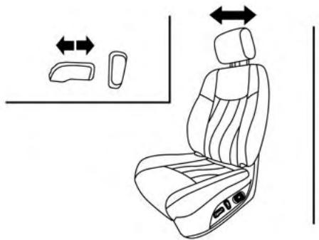 NISSAN LEAF 2018 - Inclinaison du dossier vers l'arrière - 2