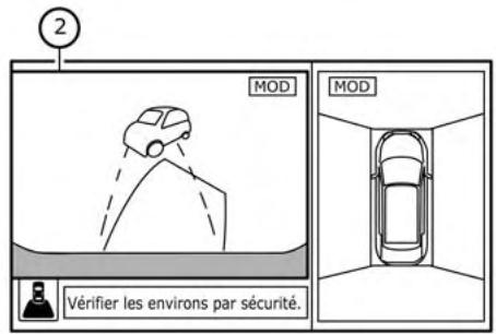 NISSAN LEAF 2018 - FONCTIONNEMENT DU SYSTème DE DETECTION D'OBJECTS MOBILES - 2
