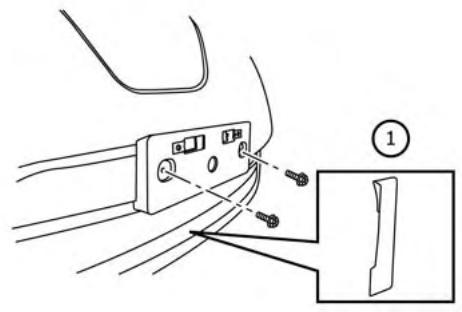 NISSAN LEAF 2018 - INSTALLATION DE LA PLAQUE D'IMMATRICULATION AVANT - 1