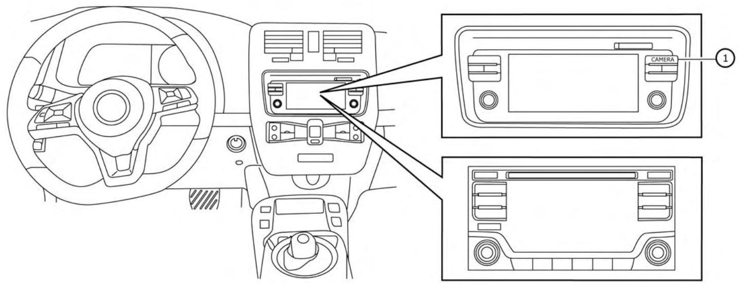 NISSAN LEAF 2018 - CAMÉRA DE MARCHE ARRIÈRE (SELON L'ÉQUIPEMENT) - 1