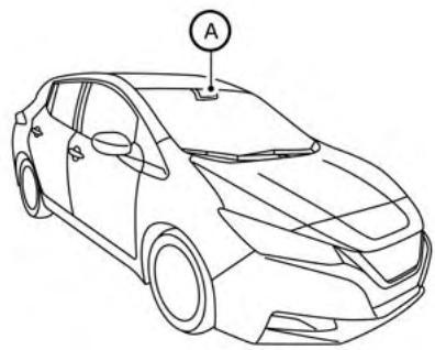 NISSAN LEAF 2018 - SYSTEMES D'AVERTISSEMENT DU DEPORT DE COULOIR (LDW) (SELON L'ÉQUIPEMENT) - 1