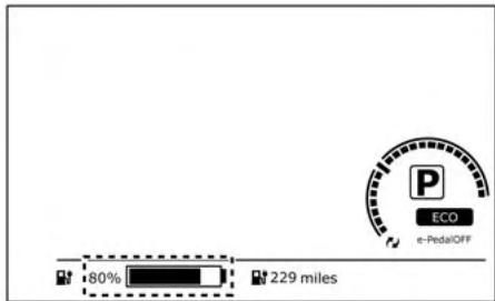 NISSAN LEAF 2018 - Indicateur de température de la batterie au lithium-ion : - 3