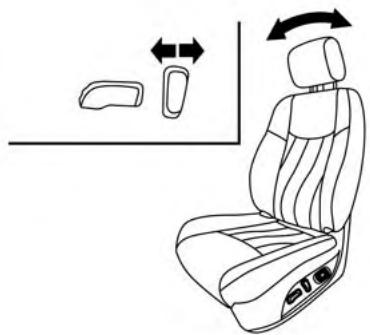 NISSAN LEAF 2018 - Inclinaison du dossier vers l'arrière - 3