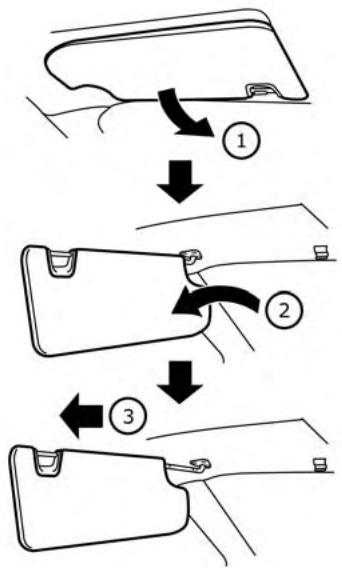 NISSAN LEAF 2018 - PARE-SOLEIL - 1