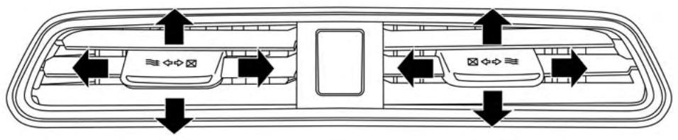 NISSAN LEAF 2018 - BOUCHES D'AIR - 2