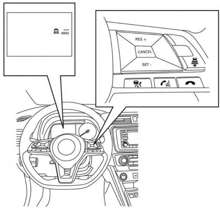 NISSAN LEAF 2018 - MODE DE CONTROLLE D'INTERVALLE - 1
