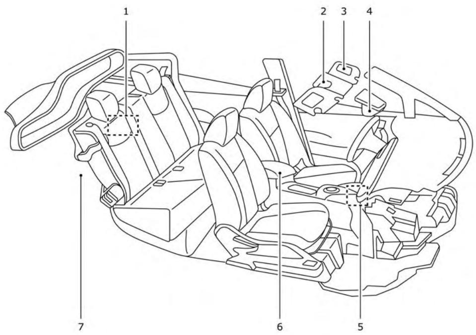NISSAN LEAF 2018 - HABITACLE - 1
