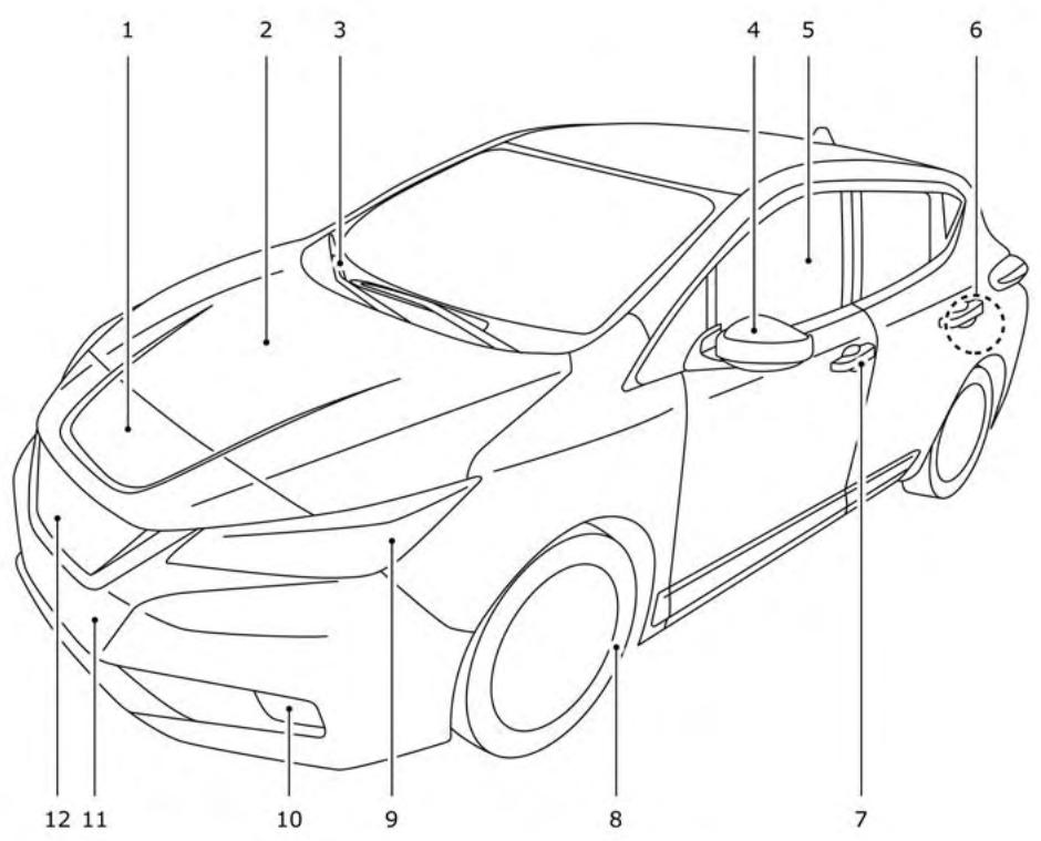 NISSAN LEAF 2018 - EXTÉRIEUR AVANT - 1