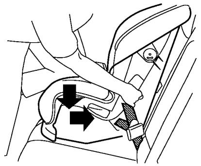 NISSAN LEAF 2018 - Ensemble de retenue d'enfant orienté vers l'avant, fixations rigides - étape 2 - 1