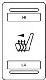 NISSAN LEAF 2018 - COMMUTATEURS DE SIÈGE CHAUFFANT (SELON L'ÉQUIPEMENT) - 2