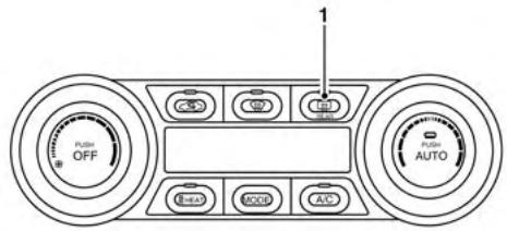 NISSAN LEAF 2018 - INTERRUPTEUR DU DÉGIVREUR DE LUNETTE ET DE RÉTROVISEUR EXTÉRIEUR (SELON L'ÉQUIPEMENT) - 1