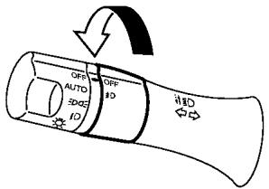 NISSAN LEAF 2018 - INTERRUPTEUR DES PHARES ANTIBROULLARD (SELON L'ÉQUIPEMENT) - 1