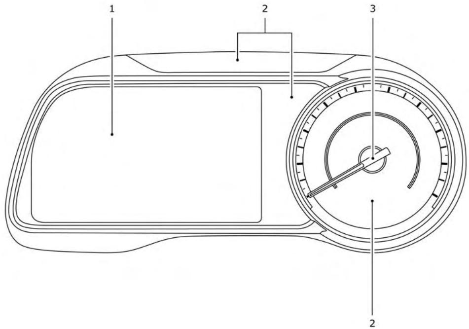 NISSAN LEAF 2018 - INSTRUMENTS ET JAUGES - 1
