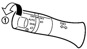 NISSAN LEAF 2018 - INTERRUPTEUR DES PHARES ET DES CLIGNOTANTS - 2