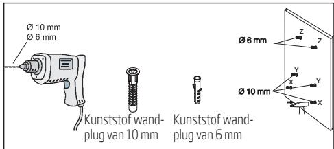 BEKO HCA62540B  -  HCA92540B - Boren van gaten voor ophanging - 1