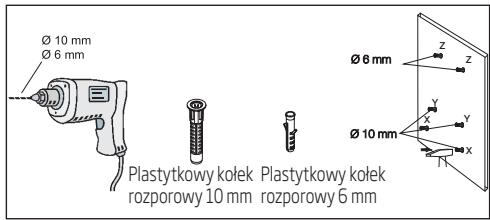 BEKO HCA62540B  -  HCA92540B - Wiercenie otworów na wieszaki - 1