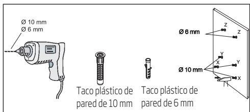 BEKO HCA62540B - HCA92540B - Perforación de los orificios para el colgador - 1