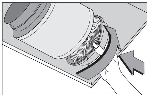 BEKO HCA62540B  -  HCA92540B - Vervangen van het koolstofffilter - 1