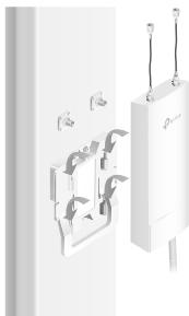 TP-LINK EAP110 OUTDOOR - تركيب الجهاز على هوائى (لمحطات اللاسلكية (WBS - 1