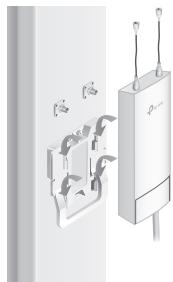 TP-LINK EAP110 OUTDOOR - ■ Cihazı Bir Anten üzerine Takma (WBS için) - 1