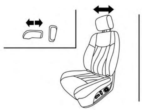 NISSAN LEAF 2 - Commande de réglage de la hauteur du siège (siège du conducteur) - 1