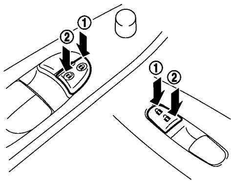 NISSAN LEAF 2 - VERROUILLAGE AU MOYEN DE LA COMMANDE DE VERROUILLAGE INTÉRIÉURE - 1