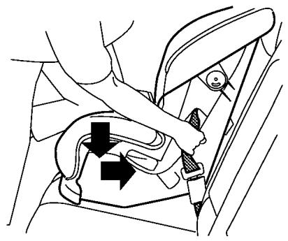 NISSAN LEAF 2 - Ensemble de retenue d'enfant orienté vers l'avant - étape 5 - 1
