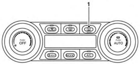 NISSAN LEAF 2 - INTERRUPTEUR DU DÉGIVREUR DE LUNETTE ET DE RÉTROVISEUR EXTÉRIEUR (SELON L'ÉQUIPEMENT) - 1
