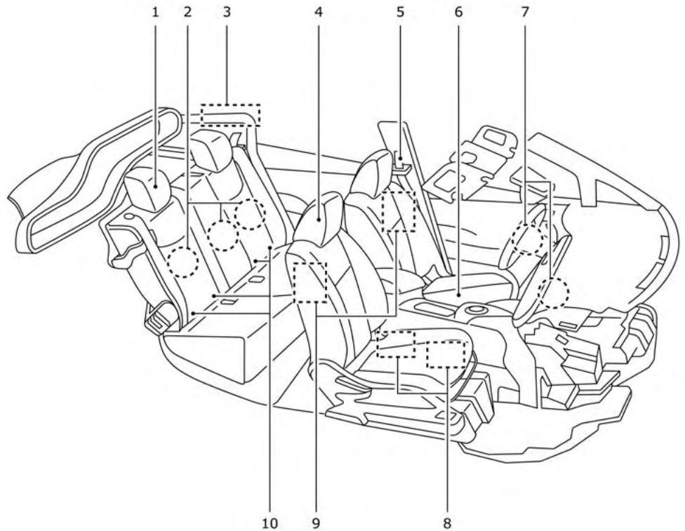 NISSAN LEAF 2 - SIÉGES, CEINTURES DE SECURITÉ ET SYSTème DE RETENUE SUPPLEMENTaire - 1