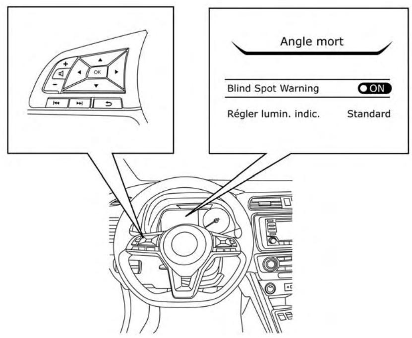 NISSAN LEAF 2 - Zone de détction - 2