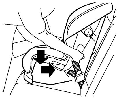 NISSAN LEAF 2 - Ensemble de retenue d'enfant orienté vers l'avant, fixations rigides - étape 2 - 1