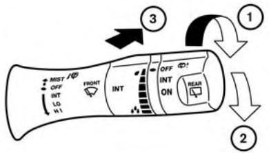 NISSAN LEAF 2 - FONCTIONNEMENT DU LAVE-GLACE - 1
