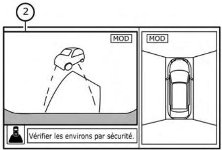 NISSAN LEAF 2 - FONCTIONNEMENT DU SYSTÉME DE DETECTION D'OBJETS MOBILES - 2