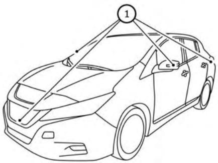 NISSAN LEAF 2 - Vues disponibles : - 1