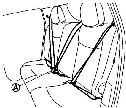 NISSAN LEAF 2 - Vérification du fonctionnement des ceintures de sécurité - 1