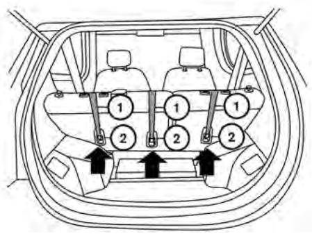 NISSAN LEAF 2 - Ensemble de retenue d'enfant orienté vers l'avant - étape 8 - 2