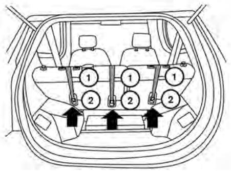 NISSAN LEAF 2 - Ensemble de retenue d'enfant orienté vers l'avant - étape 6 - 1