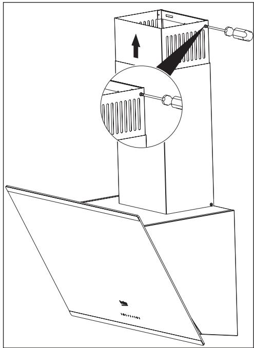 BEKO HCA93640BH - HCI91845 - Установка вытяжной трубы - 2