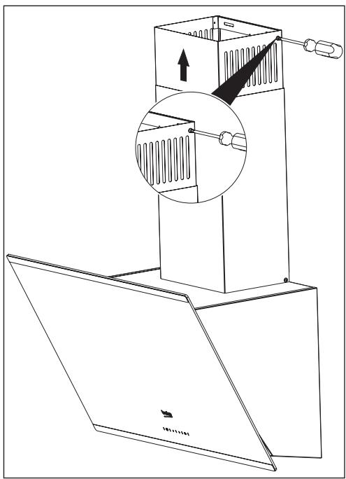 BEKO HCA93640BH - HCI91845 - Montáž odvodu digestoře - 2