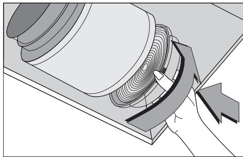 BEKO HCA93640BH - HCI91845 - Výmena karbónového filtra - 1