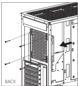 ANTEC DP501 - INSTALLING LIQUID COOLING RADIATOR - 2