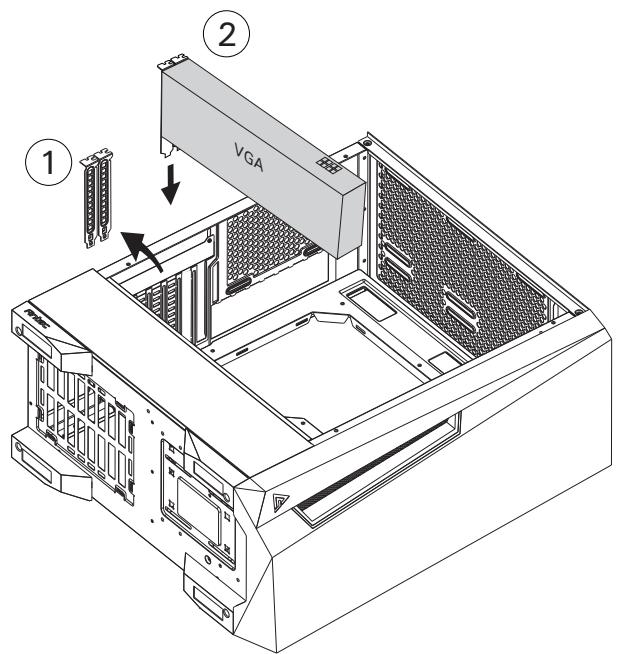 ANTEC DP501 - VGA/PCI-EXPRESS CARD INSTALLATION - 1