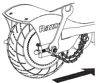 RAZOR E300S - Chain and Rear Tire Replacement - 5