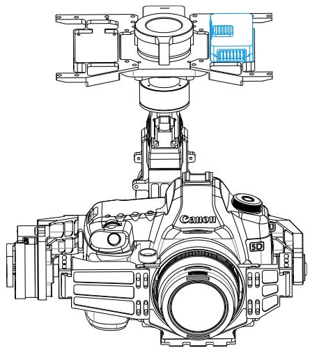 DJI SPREADING WINGS S1000+ ARF - SPREADING WINGS S900 RTF - Mounting the Gimbal - 1